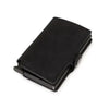 Classic Multifunction Automatic Aluminum Alloy Leather Credit Card Holder Retro New Pop-Up Card Ejector Business Wallets For Men by Stevvex