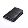 Classic Multifunction Automatic Aluminum Alloy Leather Credit Card Holder Retro New Pop-Up Card Ejector Business Wallets For Men by Stevvex
