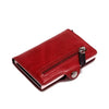 Classic Multifunction Automatic Aluminum Alloy Leather Credit Card Holder Retro New Pop-Up Card Ejector Business Wallets For Men by Stevvex