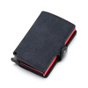 Classic Multifunction Automatic Aluminum Alloy Leather Credit Card Holder Retro New Pop-Up Card Ejector Business Wallets For Men by Stevvex