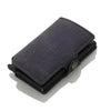Classic Multifunction Automatic Aluminum Alloy Leather Credit Card Holder Retro New Pop-Up Card Ejector Business Wallets For Men by Stevvex