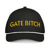 Gate Bitch Embroidered Braided Rope Bill Hat by Neon Spur