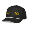 Gate Bitch Embroidered Braided Rope Bill Hat by Neon Spur