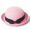 Classic Simple Female Hat For Summer Beach Hat Casual Lady Summer Solid Color Straw Hat Women Elegant Hat Traveling Hats UV Protection Sun Cap Women Flat Bowknot Design Cute Cap Girls Hat 56-58cm by Stevvex