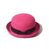 Classic Simple Female Hat For Summer Beach Hat Casual Lady Summer Solid Color Straw Hat Women Elegant Hat Traveling Hats UV Protection Sun Cap Women Flat Bowknot Design Cute Cap Girls Hat 56-58cm by Stevvex