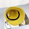 Classic Style Straw Hat Women Foldable Traveling Summer Women's Big Sun Hat Vintage Design Wide Side Straw Hat Female Summer Beach Hat Holiday Party Cap 56-58CM by Stevvex