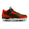 "Cleveland" Jordan 3 Mid TD Cleats by Stadium Custom Kicks