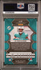 Graded 2023 Panini Mosaic Devon Achane #312 Green Rookie RC Football Card PSA 10 Gem Mint by Hall of Fame Sports Memorabilia