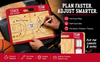 Custom WNBA Basketball Coaching Board 15.7 x 12.6 in (Magnetic) by Hoopsbasket.com