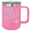 Hot Cocoa 15 oz Polar Camel Coffee Mug with Sliding Lid by Anchored Grace Boutique