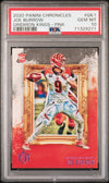 Graded 2020 Panini Chronicles Joe Burrow #GK1 Gridiron Kings Pink Rookie RC Football Card PSA 10 Gem Mint