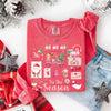 Comfort Colors Long Sleeve Ho Ho Ho Tis The Season Christmas Shirt by Adorb Custom Tees