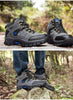 Comfortable Outdoor Waterproof Hiking Boots Men's Spring And Autumn Hiking Wear-Resistant Mountain Sports Boots Hunting Shoes High Waterproof Hiking Boots Outdoor Lightweight Mens Shoes by Stevvex