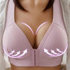 Comfortable Seamless Bra For Women Fashion Push Up Bras Wire Free Lingerie Full Cup Bralette Cotton Underwear Brassiere Front Closure by Stevvex