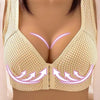 Comfortable Seamless Bra For Women Fashion Push Up Bras Wire Free Lingerie Full Cup Bralette Cotton Underwear Brassiere Front Closure by Stevvex