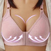 Comfortable Seamless Bra For Women Fashion Push Up Bras Wire Free Lingerie Full Cup Bralette Cotton Underwear Brassiere Front Closure by Stevvex