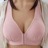 Comfortable Seamless Bra For Women Fashion Push Up Bras Wire Free Lingerie Full Cup Bralette Cotton Underwear Brassiere Front Closure by Stevvex