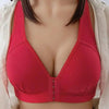 Comfortable Seamless Bra For Women Fashion Push Up Bras Wire Free Lingerie Full Cup Bralette Cotton Underwear Brassiere Front Closure by Stevvex