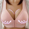 Comfortable Seamless Bra For Women Fashion Push Up Bras Wire Free Lingerie Full Cup Bralette Cotton Underwear Brassiere Front Closure by Stevvex