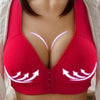 Comfortable Seamless Bra For Women Fashion Push Up Bras Wire Free Lingerie Full Cup Bralette Cotton Underwear Brassiere Front Closure by Stevvex