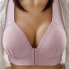Comfortable Seamless Bra For Women Fashion Push Up Bras Wire Free Lingerie Full Cup Bralette Cotton Underwear Brassiere Front Closure by Stevvex