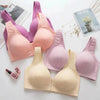 Comfortable Seamless Bra For Women Fashion Push Up Bras Wire Free Lingerie Full Cup Bralette Cotton Underwear Brassiere Front Closure by Stevvex