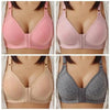 Comfortable Seamless Bra For Women Fashion Push Up Bras Wire Free Lingerie Full Cup Bralette Cotton Underwear Brassiere Front Closure by Stevvex