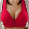 Comfortable Seamless Bra For Women Fashion Push Up Bras Wire Free Lingerie Full Cup Bralette Cotton Underwear Brassiere Front Closure by Stevvex