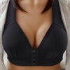 Comfortable Seamless Bra For Women Fashion Push Up Bras Wire Free Lingerie Full Cup Bralette Cotton Underwear Brassiere Front Closure by Stevvex
