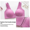 Comfortable Seamless Bra For Women Fashion Push Up Bras Wire Free Lingerie Full Cup Bralette Cotton Underwear Brassiere Front Closure by Stevvex
