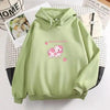 Cool Cow Print Hoodie Strawberry Casual Pullover Oversized Sweatshirt Pullover Sweatshirts for Women Cute Strawberry Cow Print Hoodie Casual Top Aesthetic Clothes For Women Funny Hoodies by Stevvex