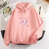 Cool Cow Print Hoodie Strawberry Casual Pullover Oversized Sweatshirt Pullover Sweatshirts for Women Cute Strawberry Cow Print Hoodie Casual Top Aesthetic Clothes For Women Funny Hoodies by Stevvex