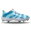"Coral Reef" Nike Alpha Huarache Elite 4 Low Cleats by Stadium Custom Kicks