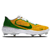 "Corn" Nike Alpha Huarache Elite 3 Low Cleats by Stadium Custom Kicks