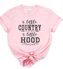 A Little Country A Little Hood Bella Canvas Graphic Tee by Ocean & 7th