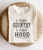 A Little Country A Little Hood Bella Canvas Graphic Tee by Ocean & 7th