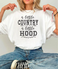 A Little Country A Little Hood Bella Canvas Graphic Tee by Ocean & 7th