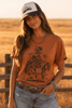 Cowgirl Rider Graphic Tee by Wild Junkie