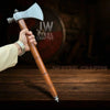 Damascus Pipe Tomahawk Hand Forged Viking Axe by JW SteelCrafts