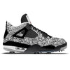 "Crazy Elephant" Jordan 4 Retro Golf Shoes by Stadium Custom Kicks