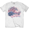 Creedence Clearwater Revival Guitar & Flag [T-Shirt] by Rock Band Apparel