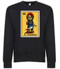 El Travieso Chucky Childs Play Loteria Mexican Bingo Style Graphic Tee Shirt by MyWackyTees