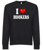 I Love Hookers I Heart Adult Humor Graphic Tee Shirt by MyWackyTees