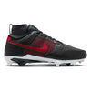 "Crimson Surge" Nike Alpha Menace Dunk Football Cleats by Stadium Custom Kicks