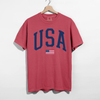 USA Varsity Graphic Tee – Classic Patriotic Shirt by Hey Jude Graphic Tees