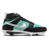 "Emerald" Nike Alpha Menace Dunk Football Cleats by Stadium Custom Kicks