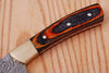 CUSTOM HAND FORGED DAMASCUS STEEL CHEF KNIFE WOOD AND BRASS HAndle by JW SteelCrafts