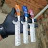 Rasp Steel Ranch Bull Cutter Knife Set with Resin Handles by JW SteelCrafts