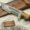 Custom Handmade HUNTING TRACKER Tactical Hunter Blade Survival by JW SteelCrafts