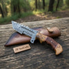 Custom Handmade HUNTING TRACKER Tactical Hunter Blade Survival by JW SteelCrafts